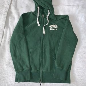 Green Roots Zip-Up Hoodie